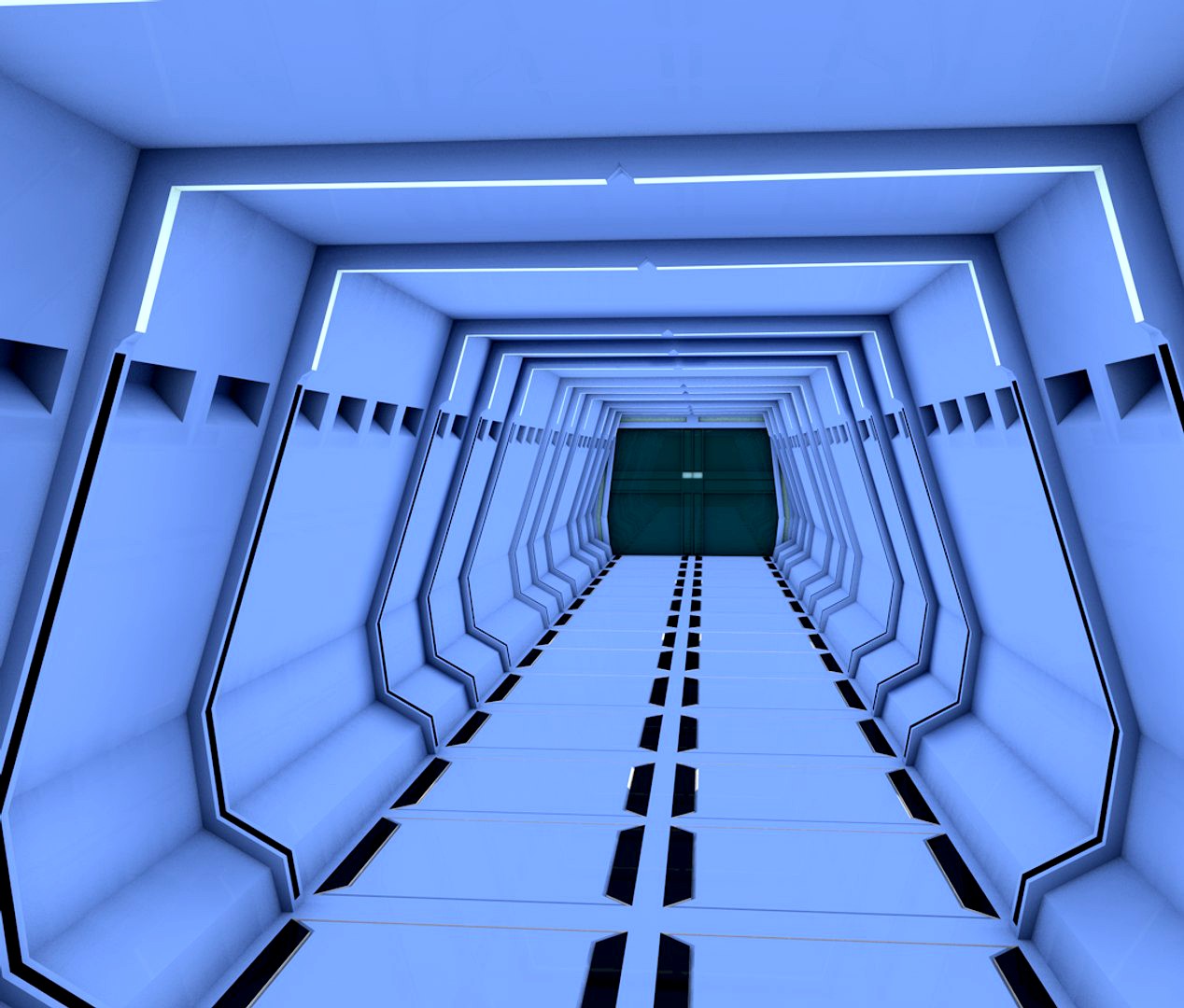 scifi corridor