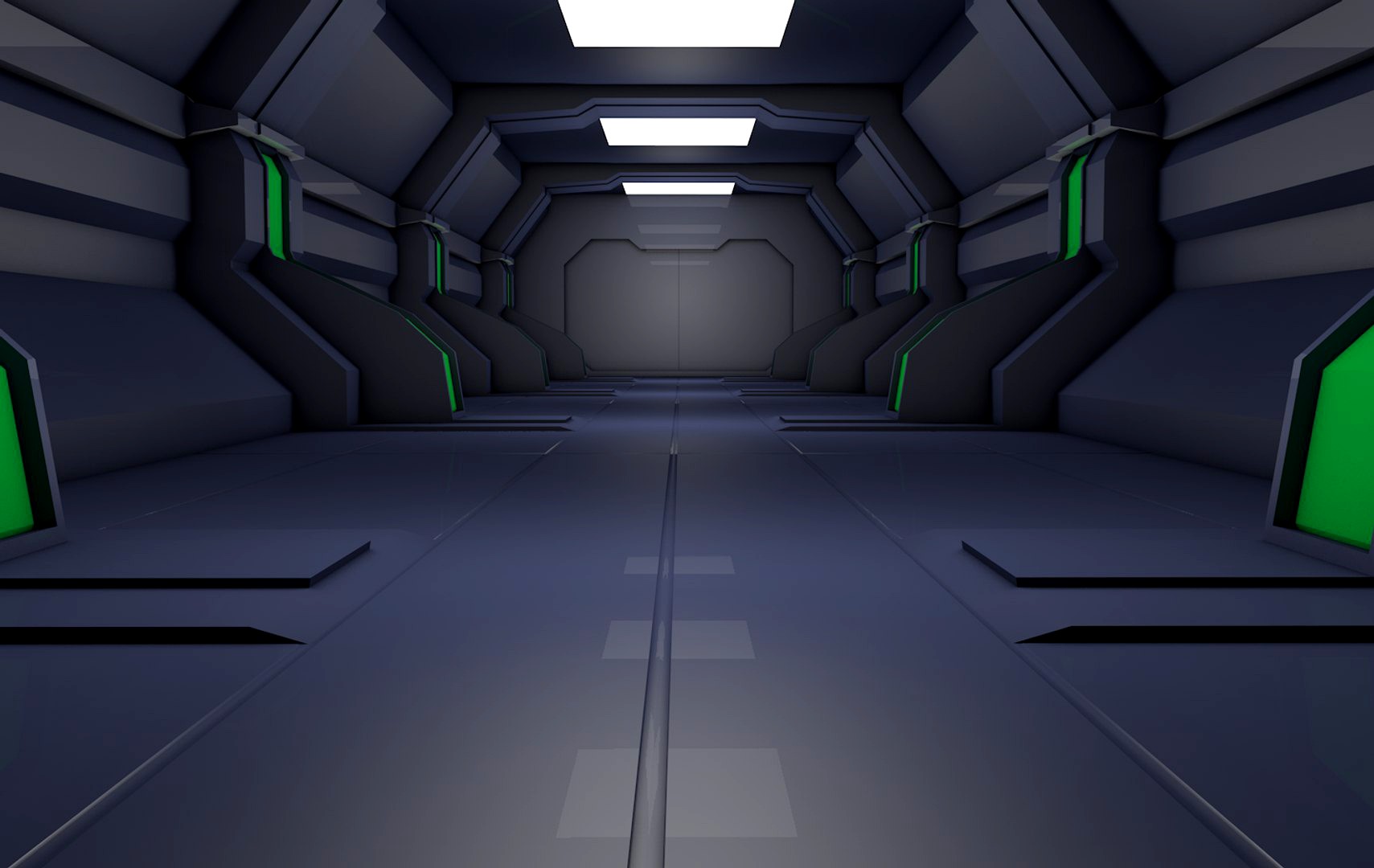 Scifi corridor