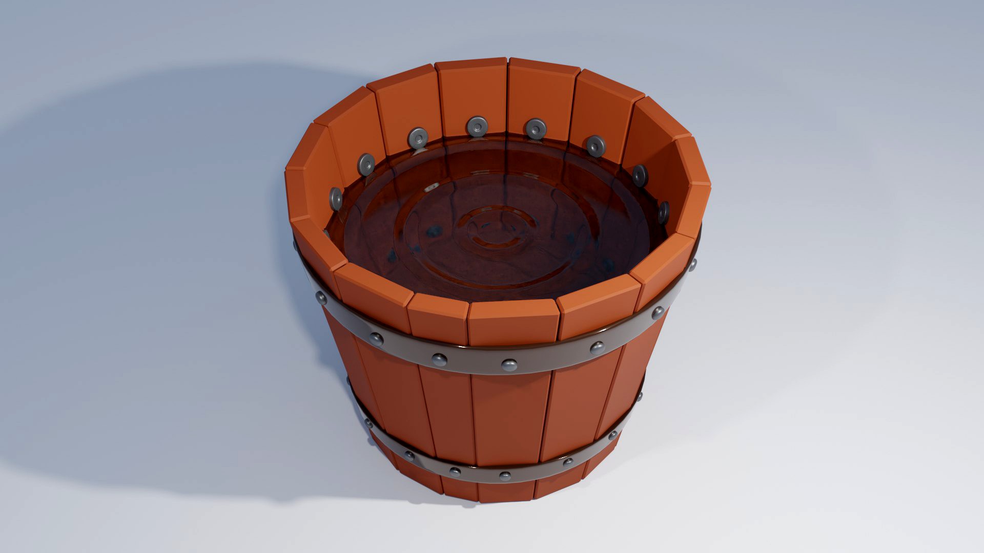 Wooden bucket