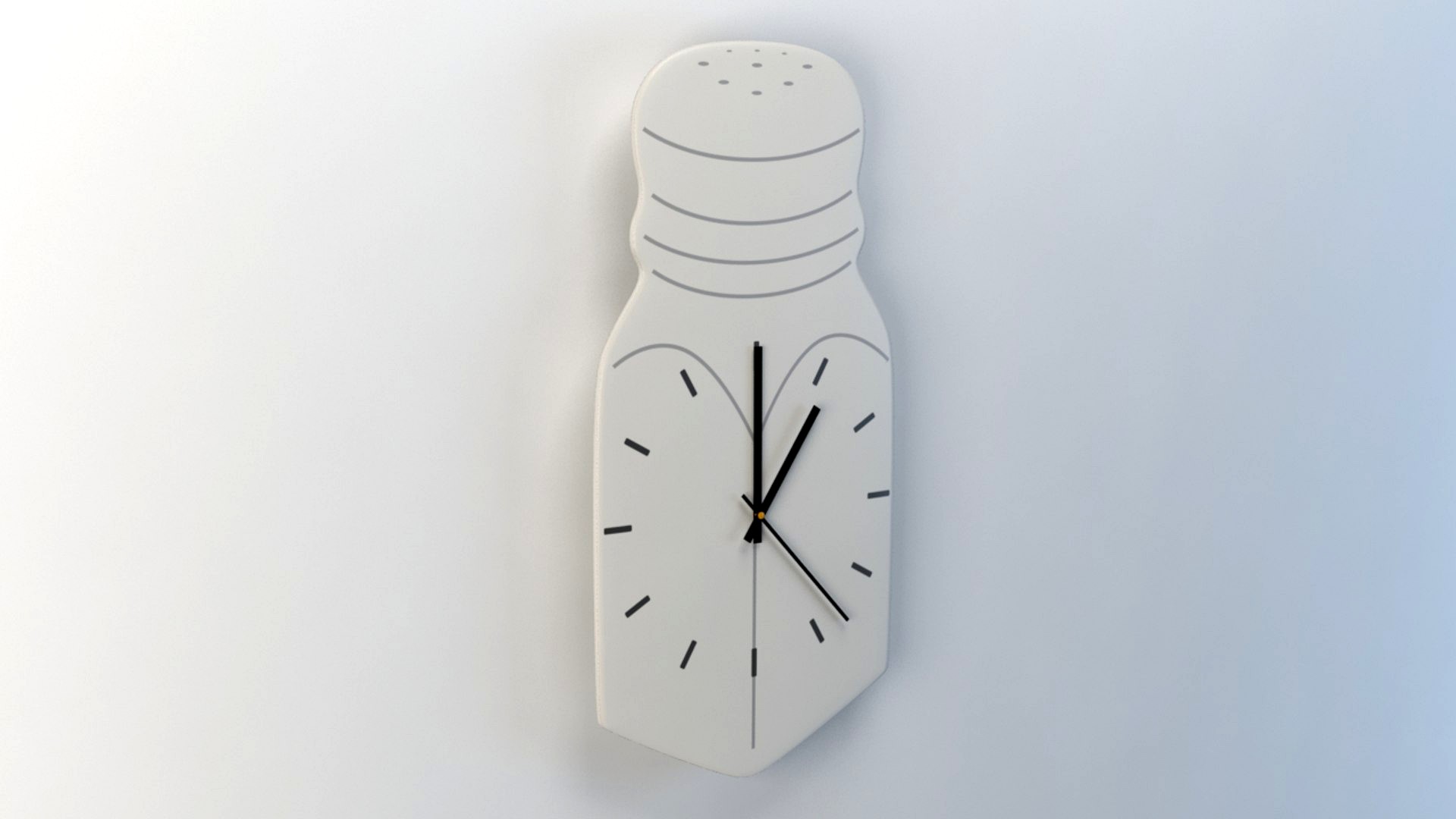 Kitchen Wall Clock - Salt Cellar