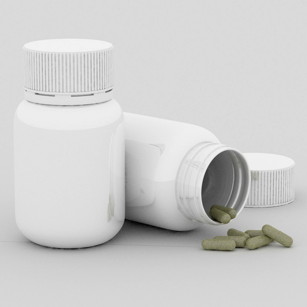Medicine bottle w/ pills