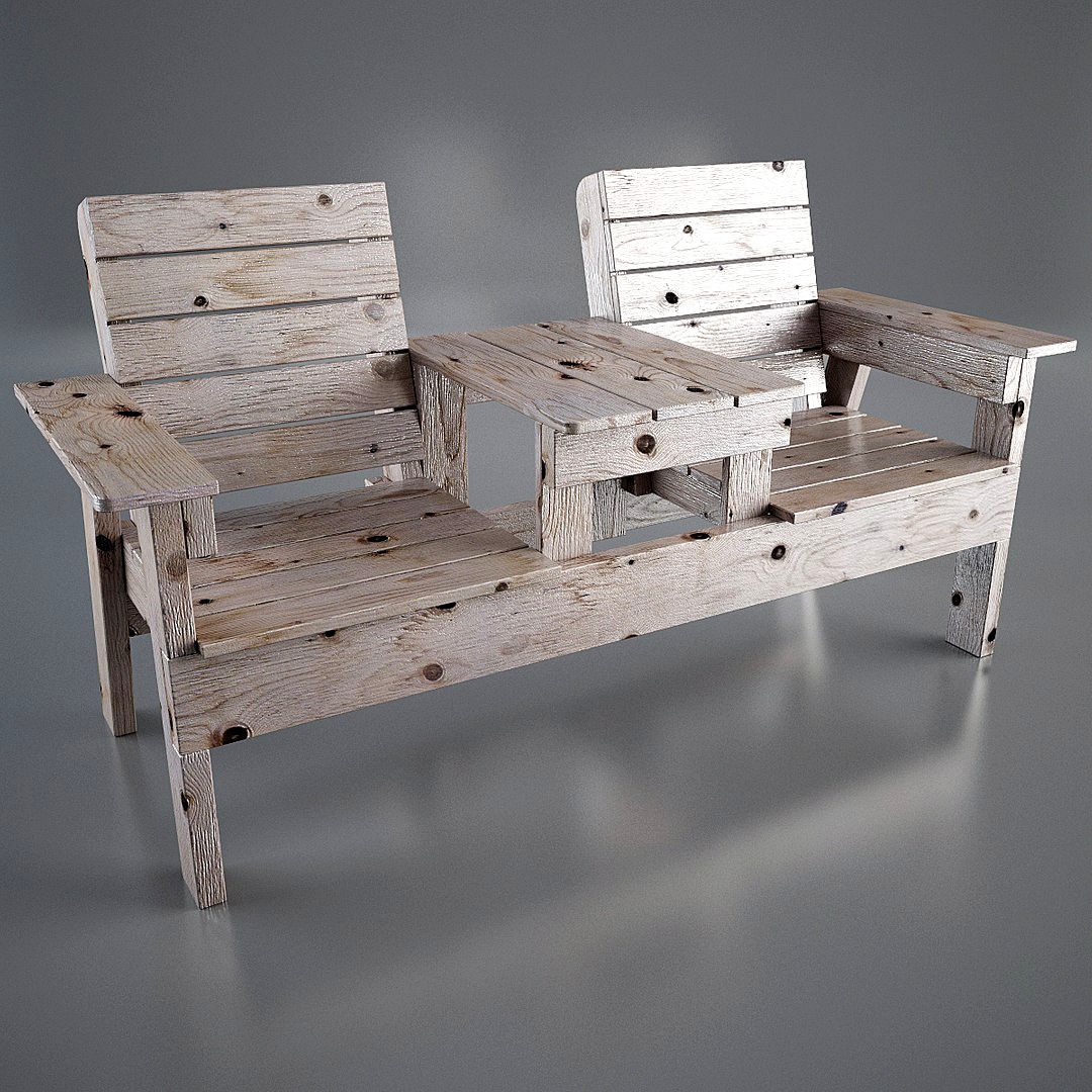 DOUBLE CHAIR BENCH