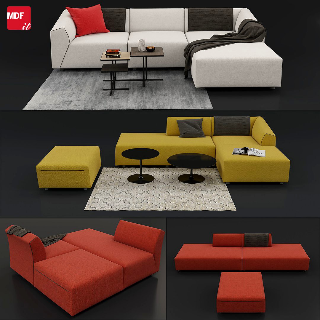 Sofa "THEA" by MDF Italia