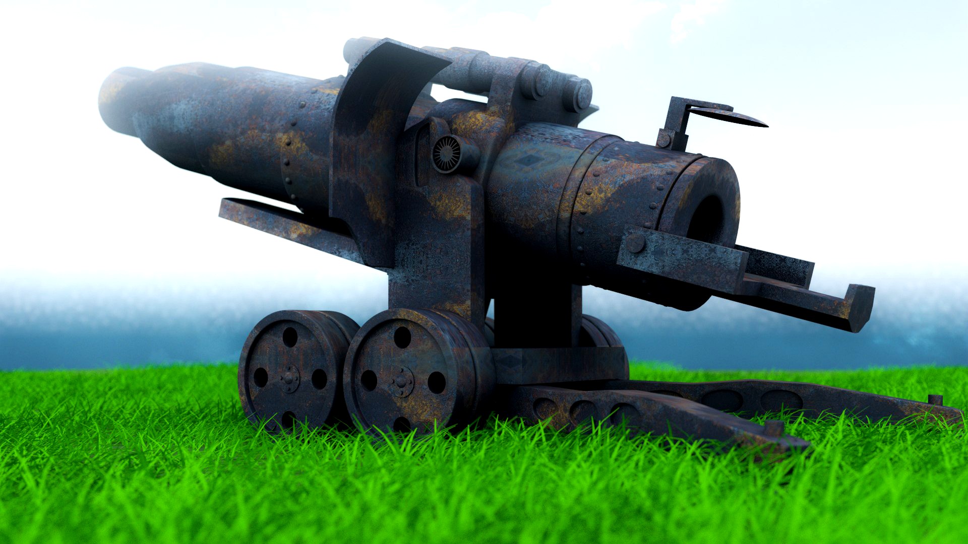 WWI Artillery Cannon