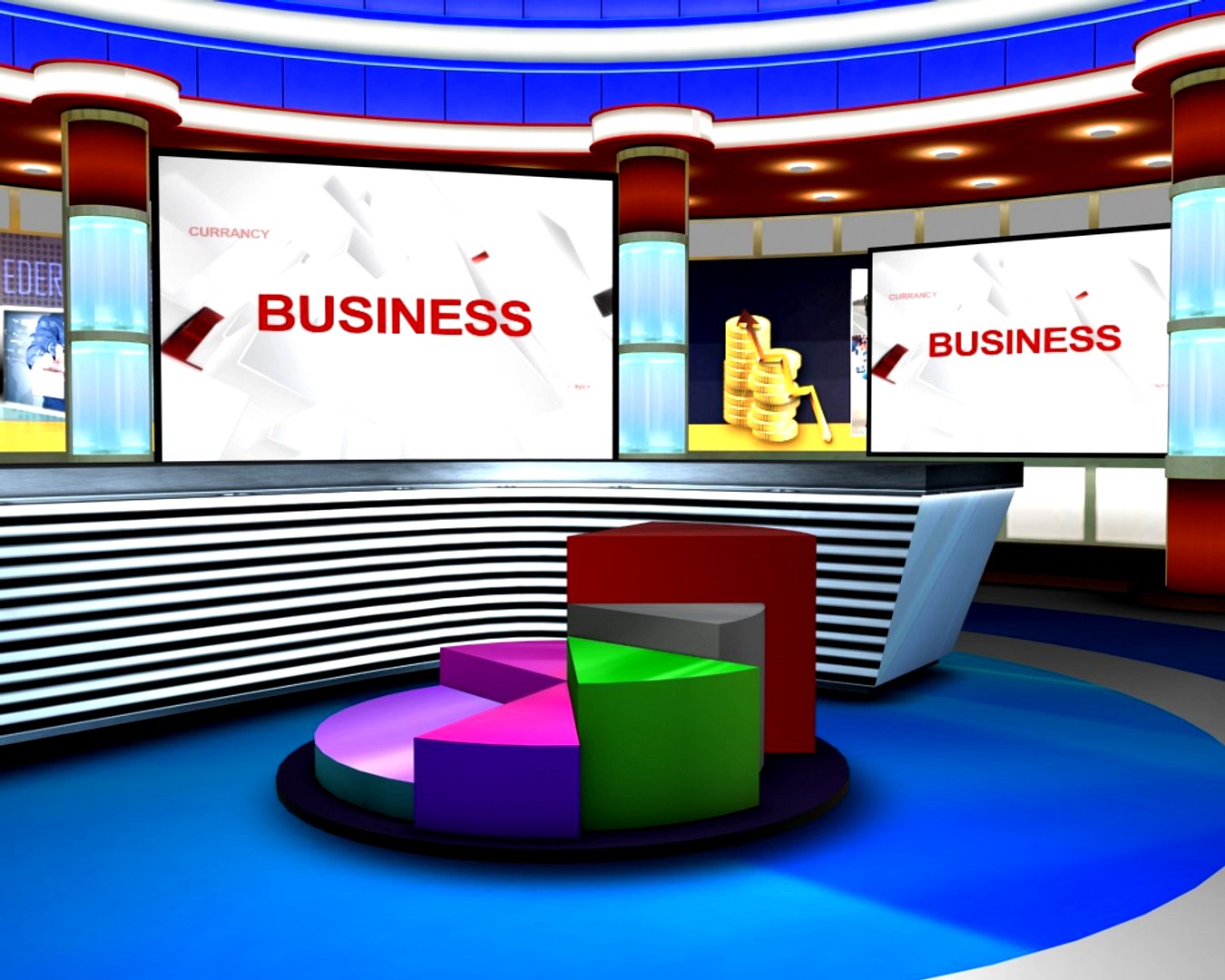 Business Virtual Set