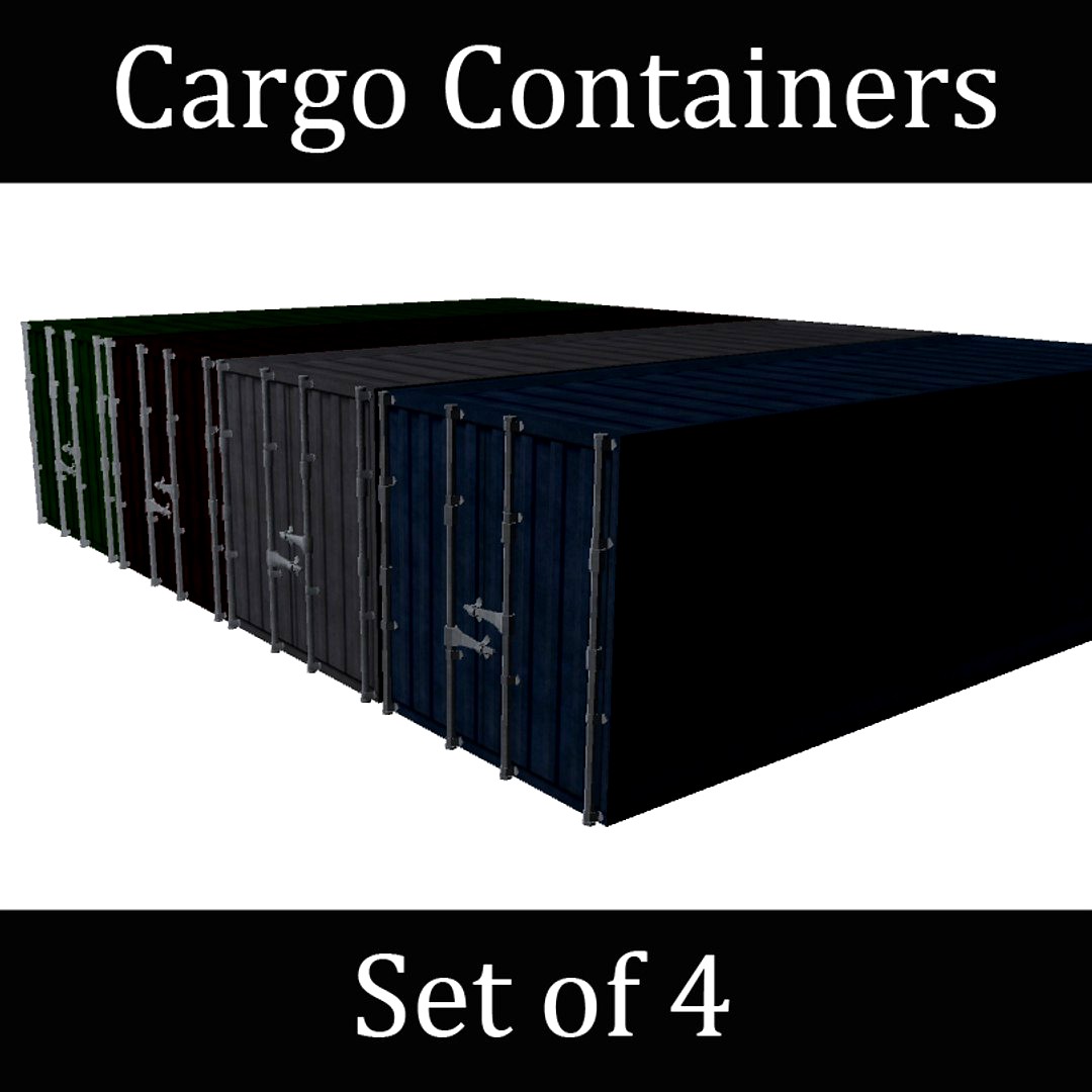Cargo Container Set