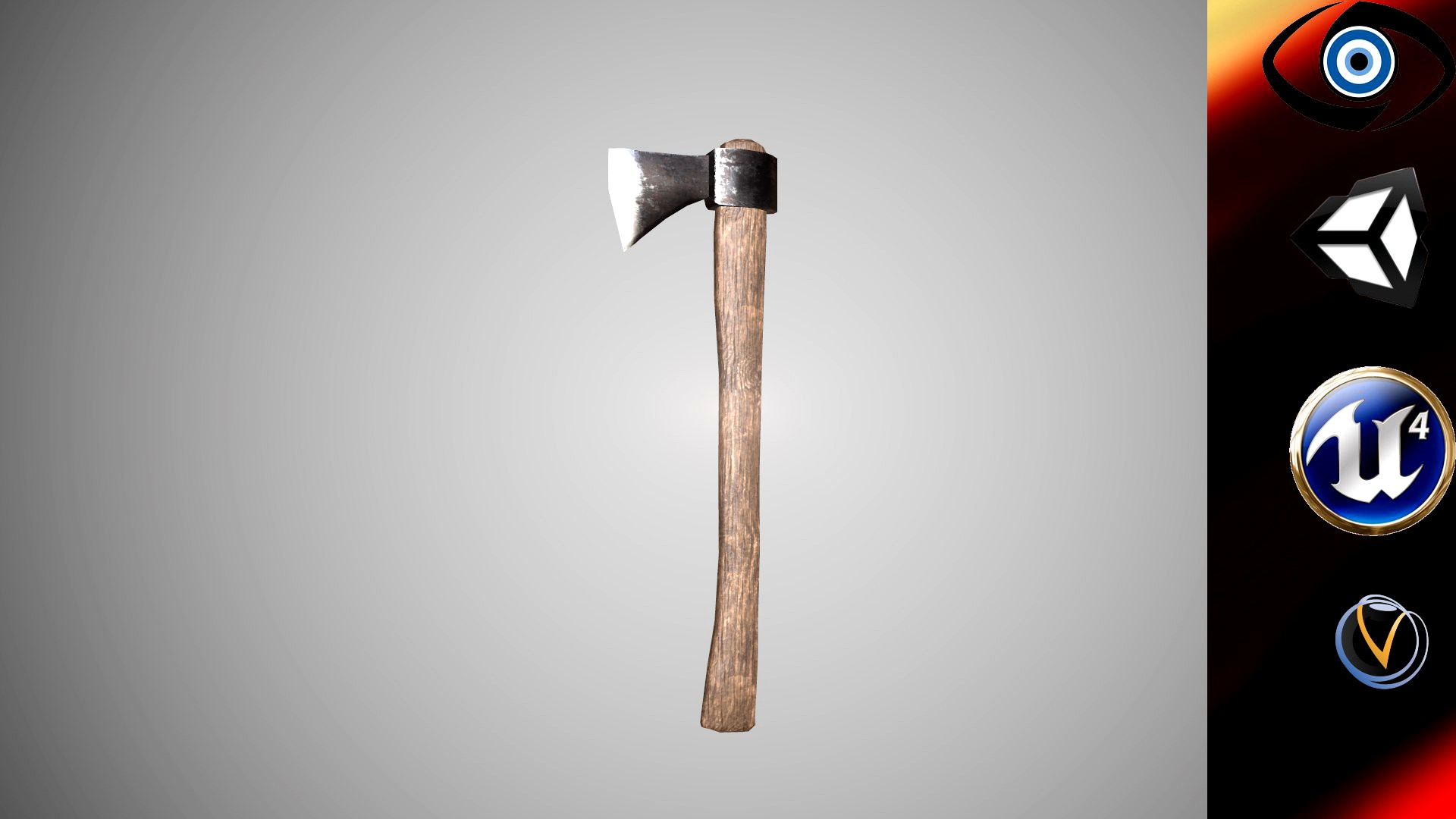 Forest Axe LowPoly