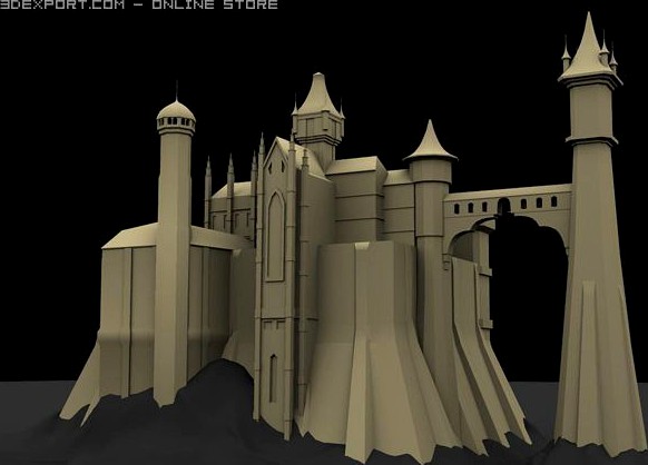 Old castel 3D Model