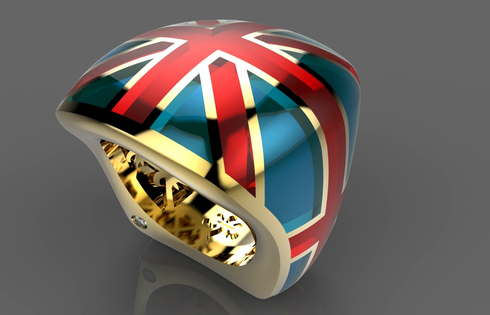 Ring gold Great Britain 018