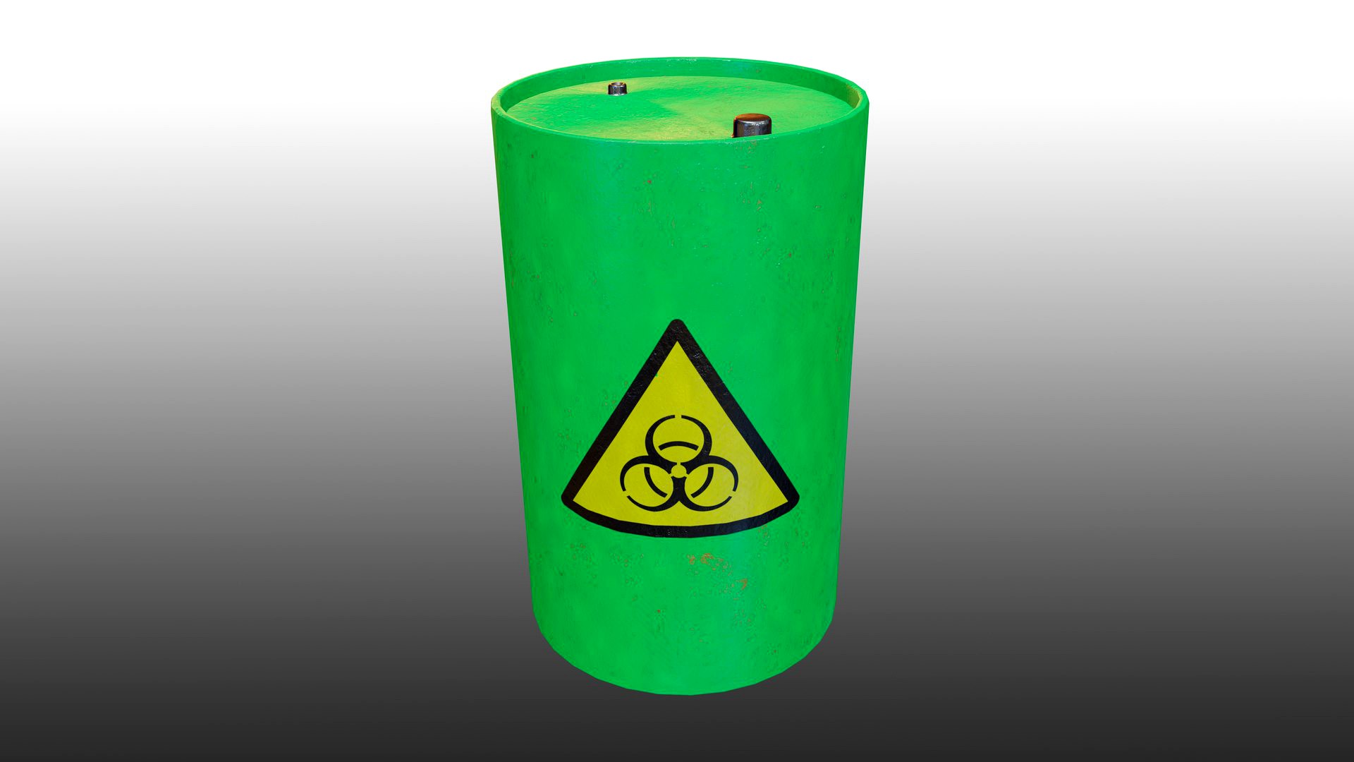 Biohazard Waste Barrel