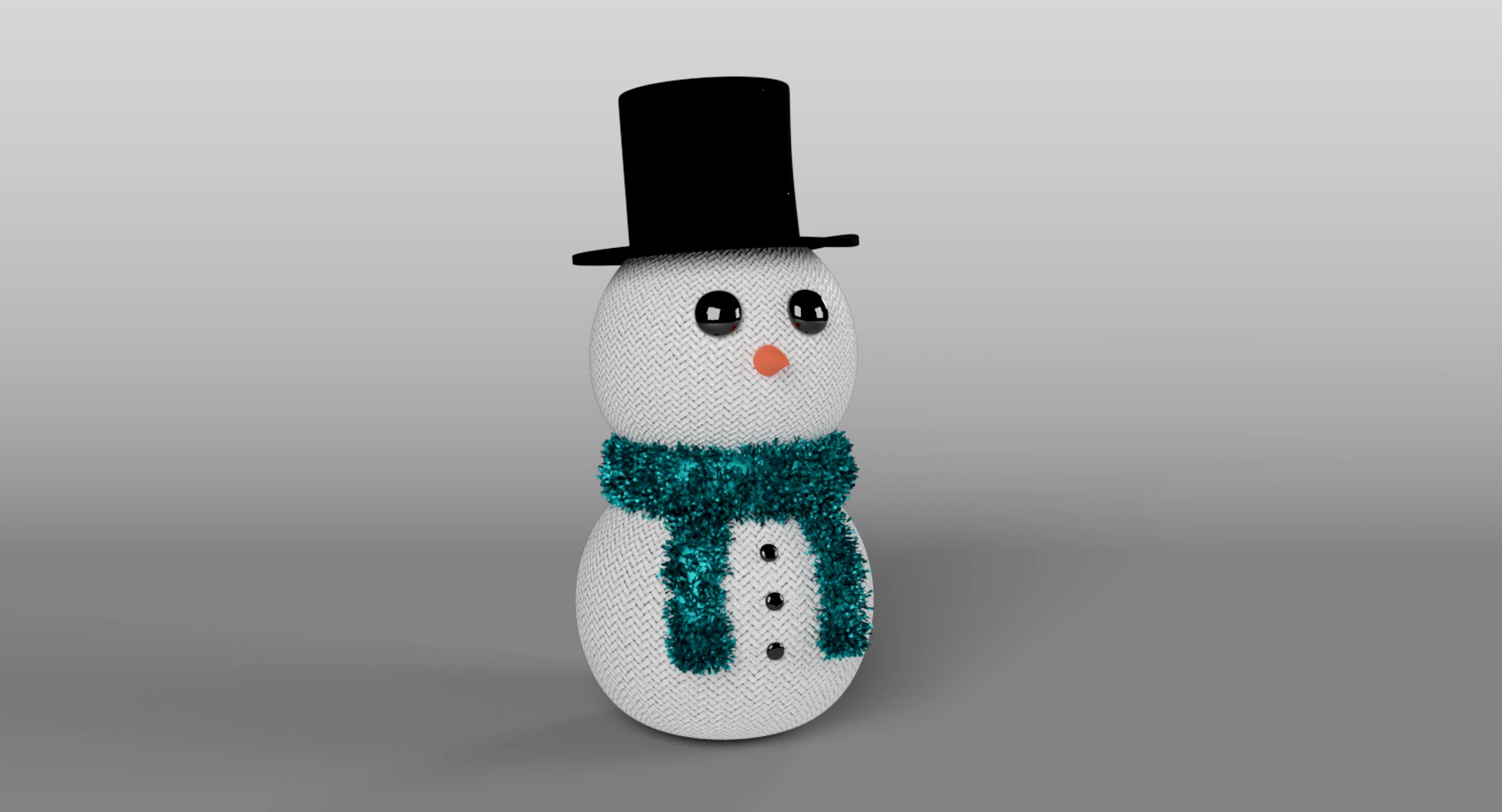 Knitted Snowman Christmas Decoration