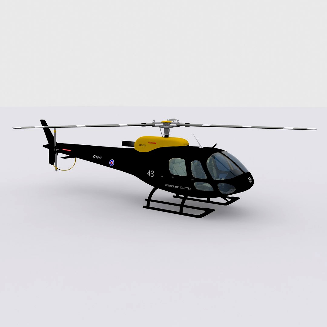 Eurocopter Helicopter Black
