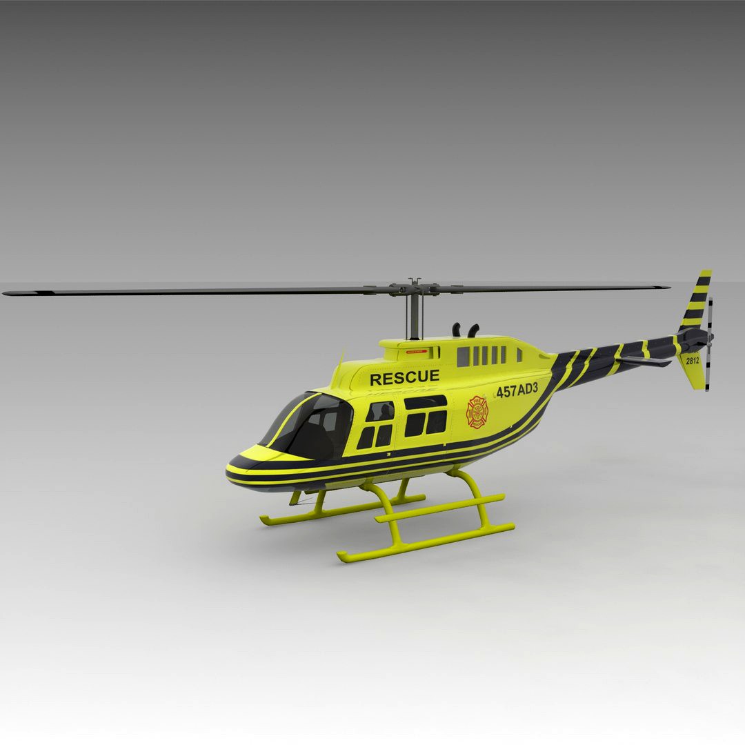 206 Jetranger Helicopter Rescue