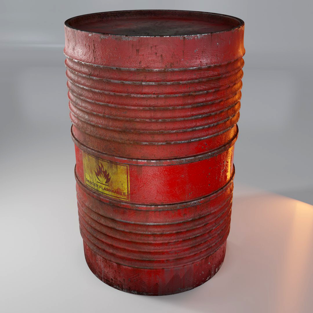 Dirty red barrel