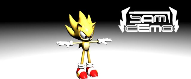 Super Sonic 3D 3D Model