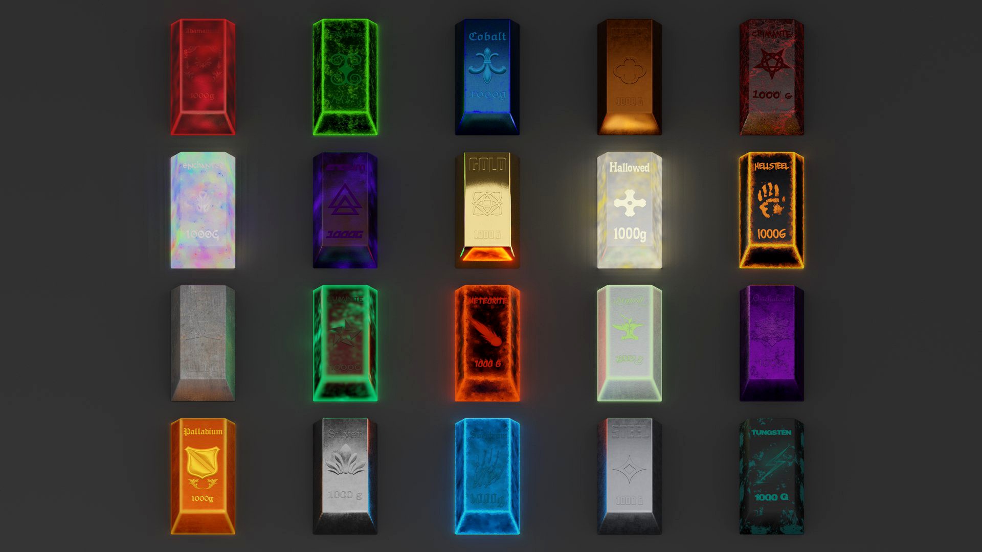 20 ingots pack