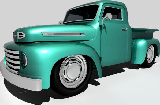 Ford F100 3D Model