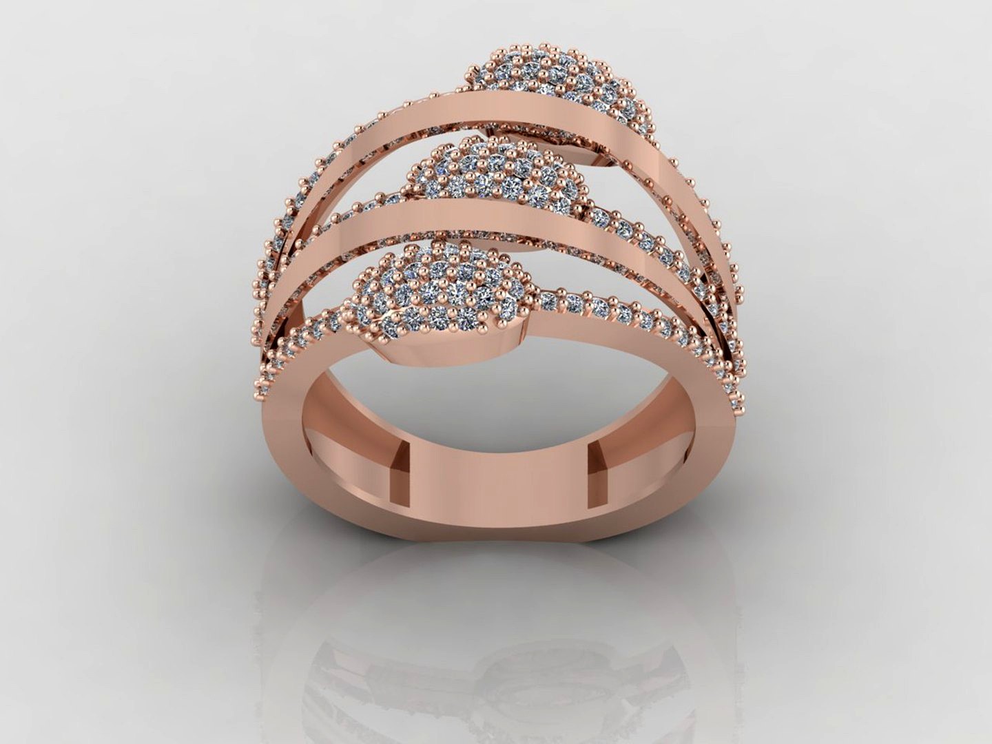 Women ring 3dm stl render detail 3D print model