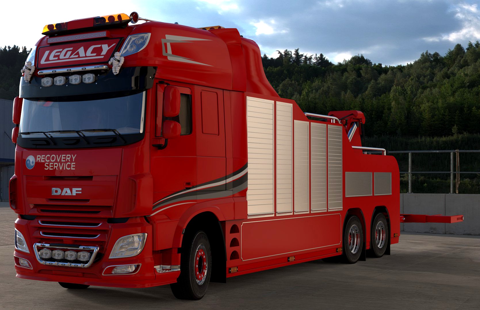 Daf XF 106 Recovery Truck Model