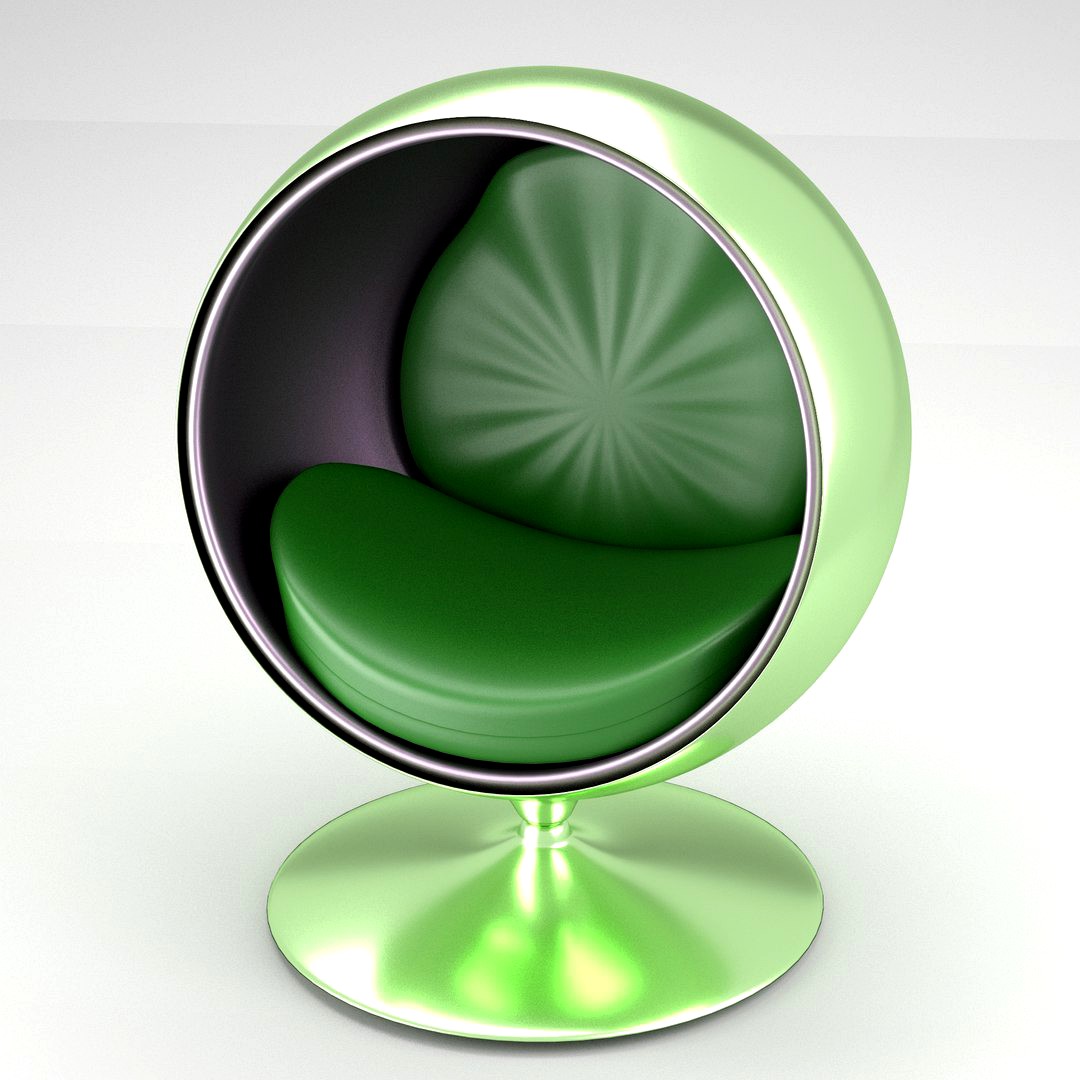 Spherical modern chair