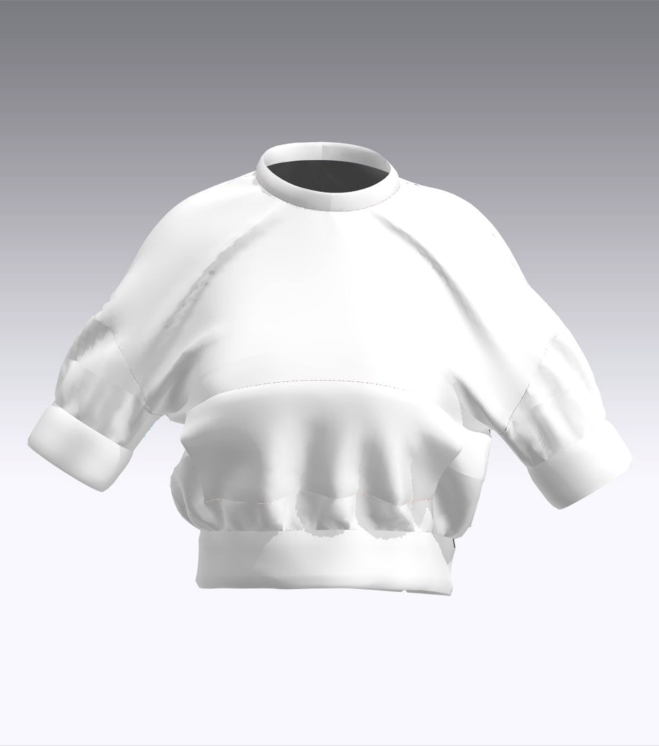 Pocket clothes top women cloth Marvelous Designer
