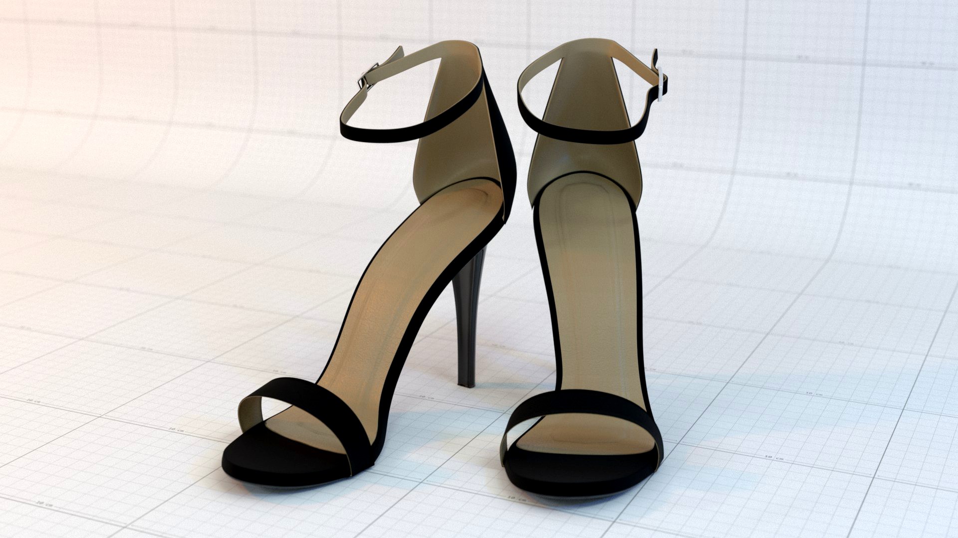 High heels shoes