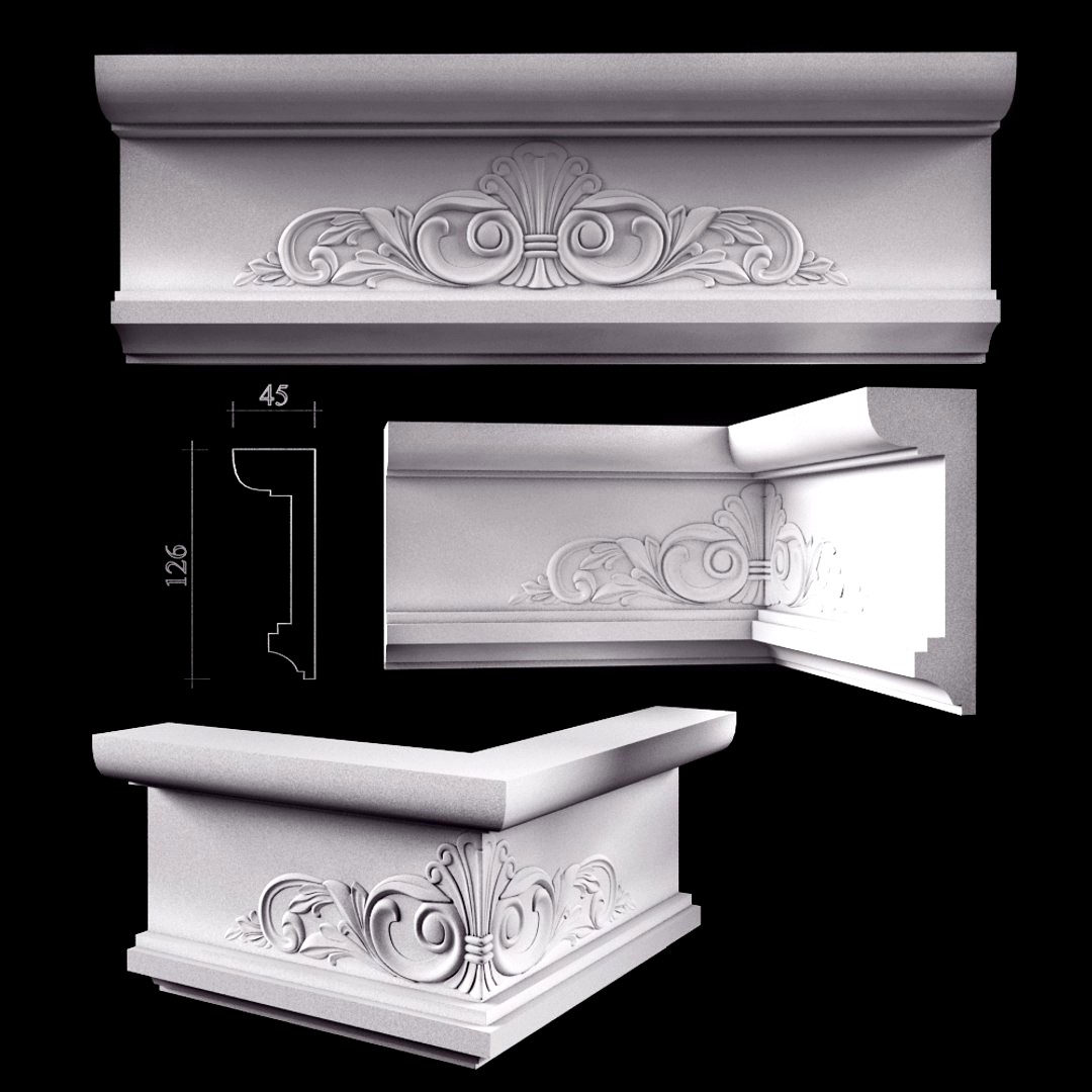 Molding cornice