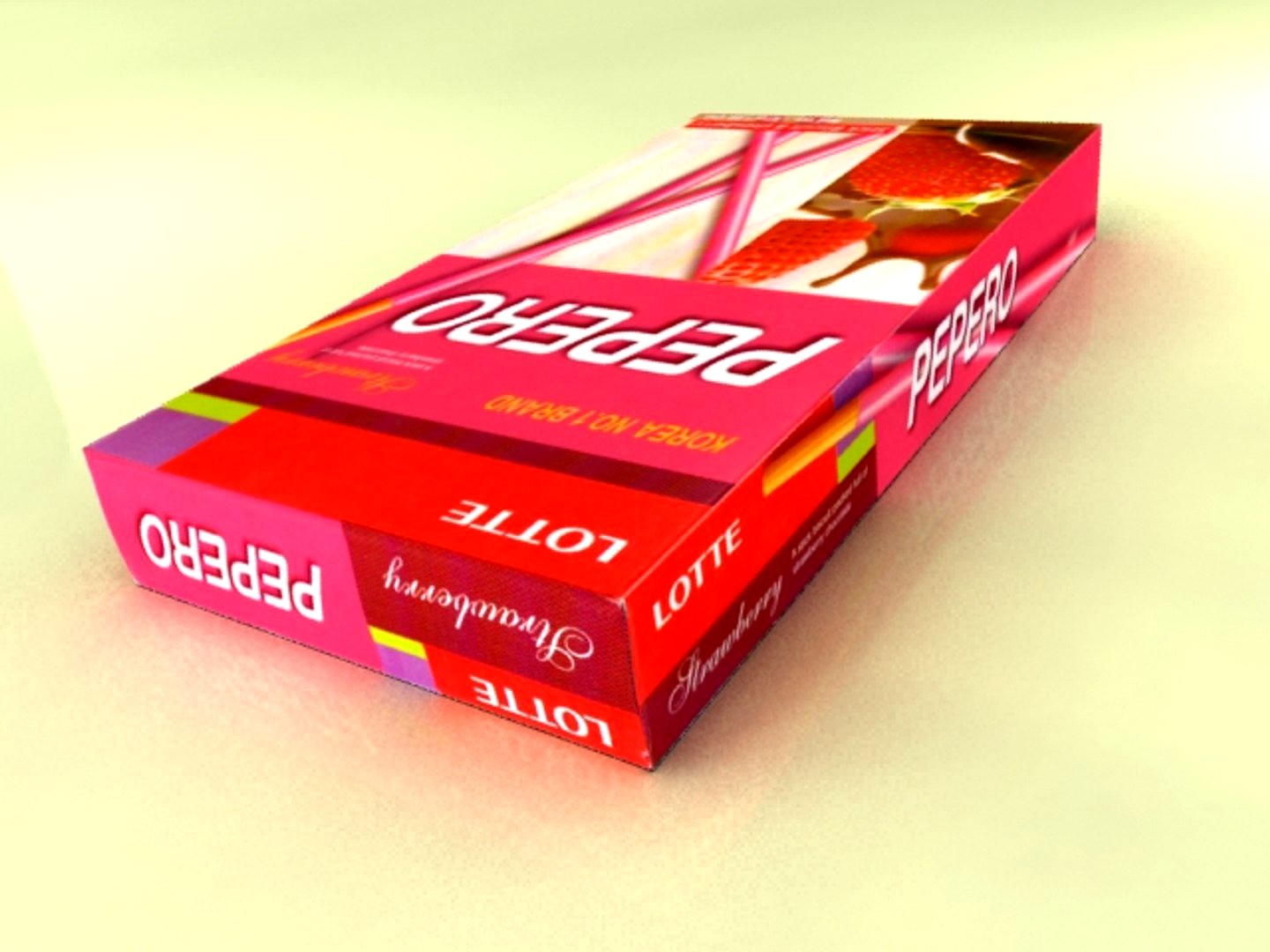 Lotte Pepero Strawberry
