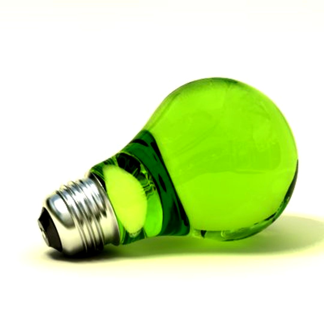 Green Vray Lightbulb
