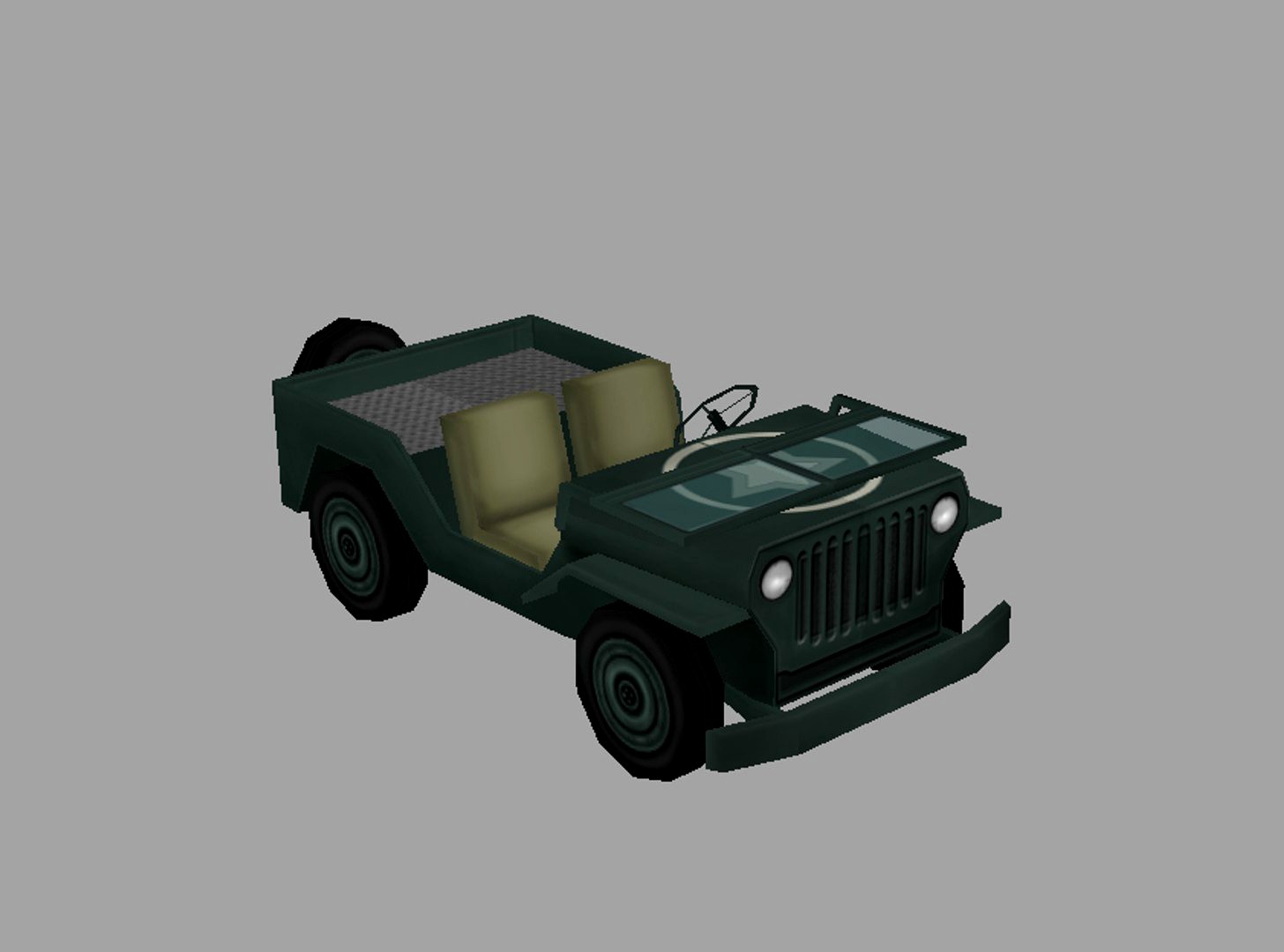 Low Poly Jeep Willys