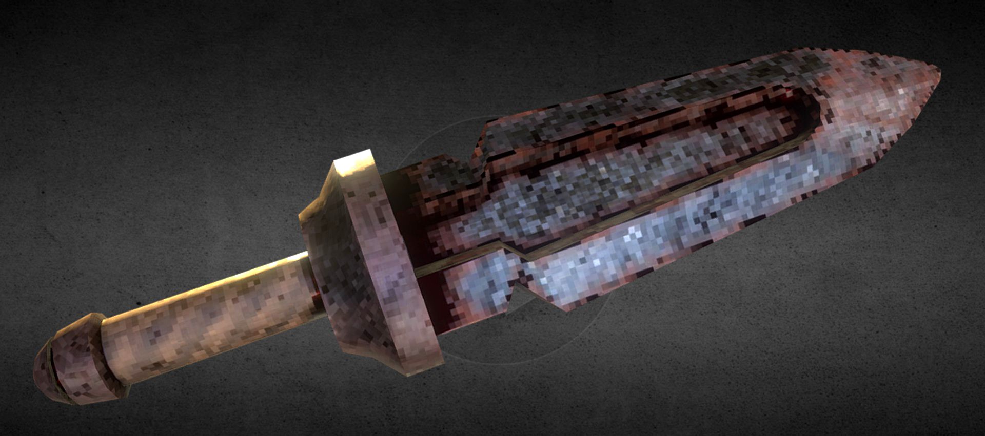 Pixelated Fantasy Dagger