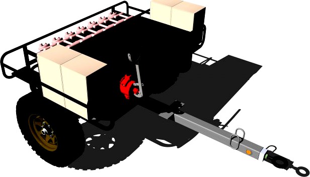 Extended Range Trailer 3D Model