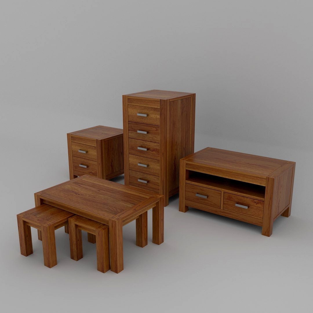 Oak Furniture Set