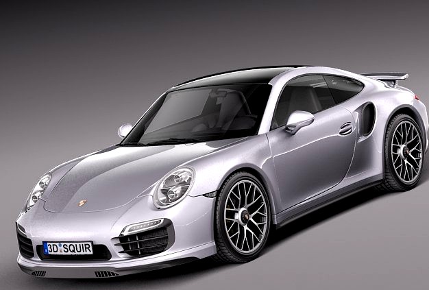 Porsche 911 Turbo S 2014 3D Model