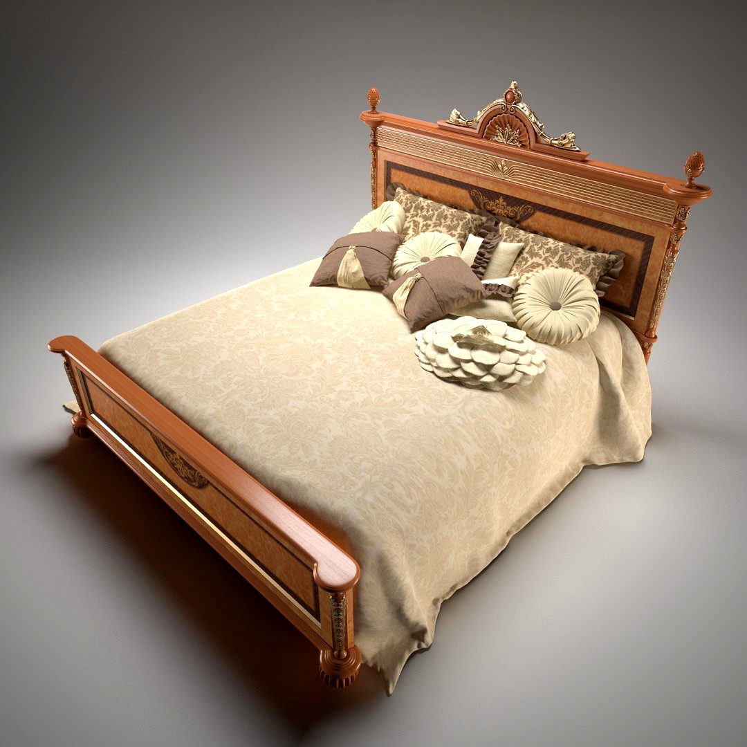 Bed 1550 Riva Mobili d'Arte
