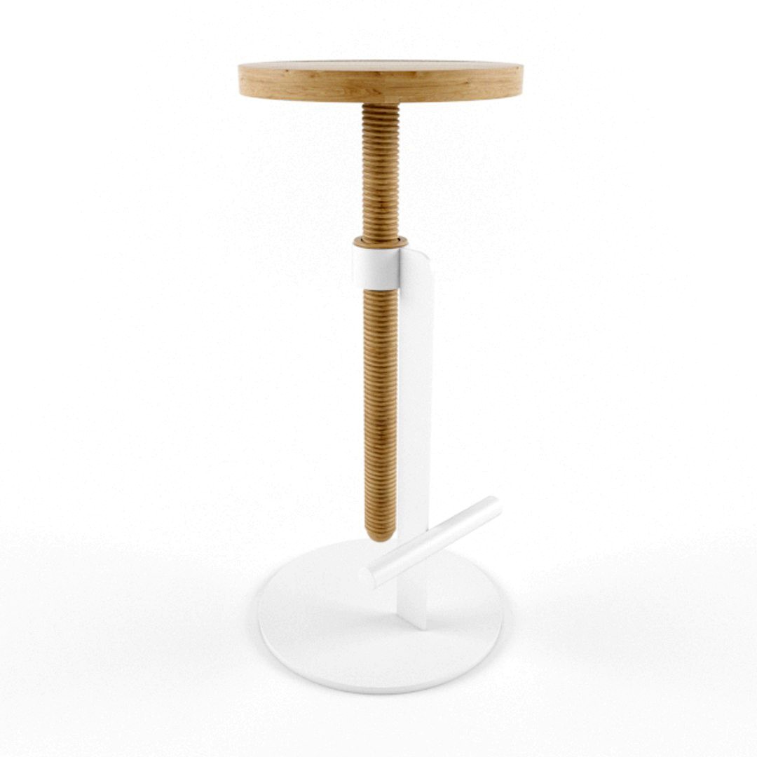 Design Carlo Contin Avvitamenti High Stool