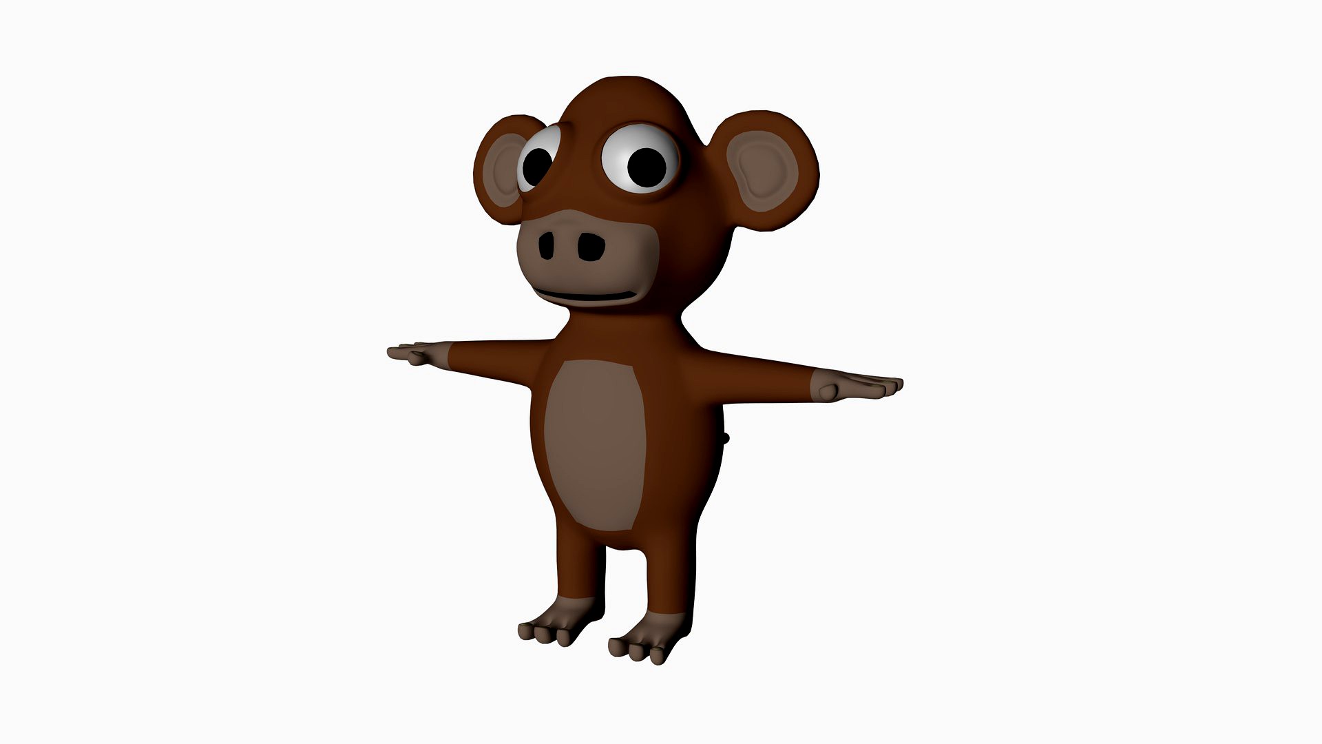 Funny Cartoon Monkey
