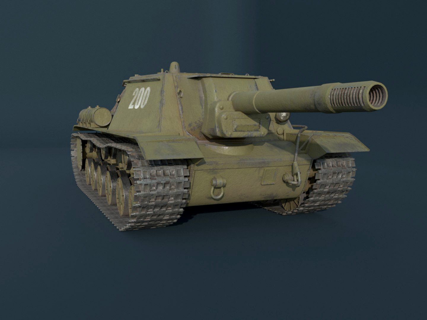 Su-152 anti-tank self-propelled artillery