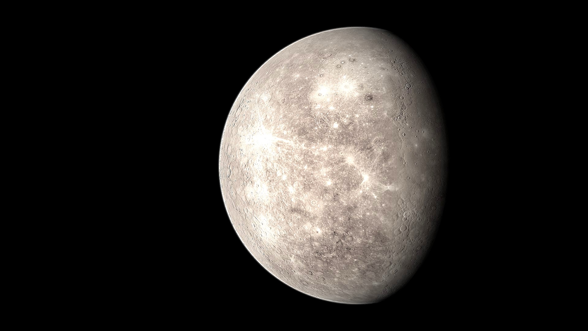 Realistic 4k Mercury Planet v1 / Planete Mercure