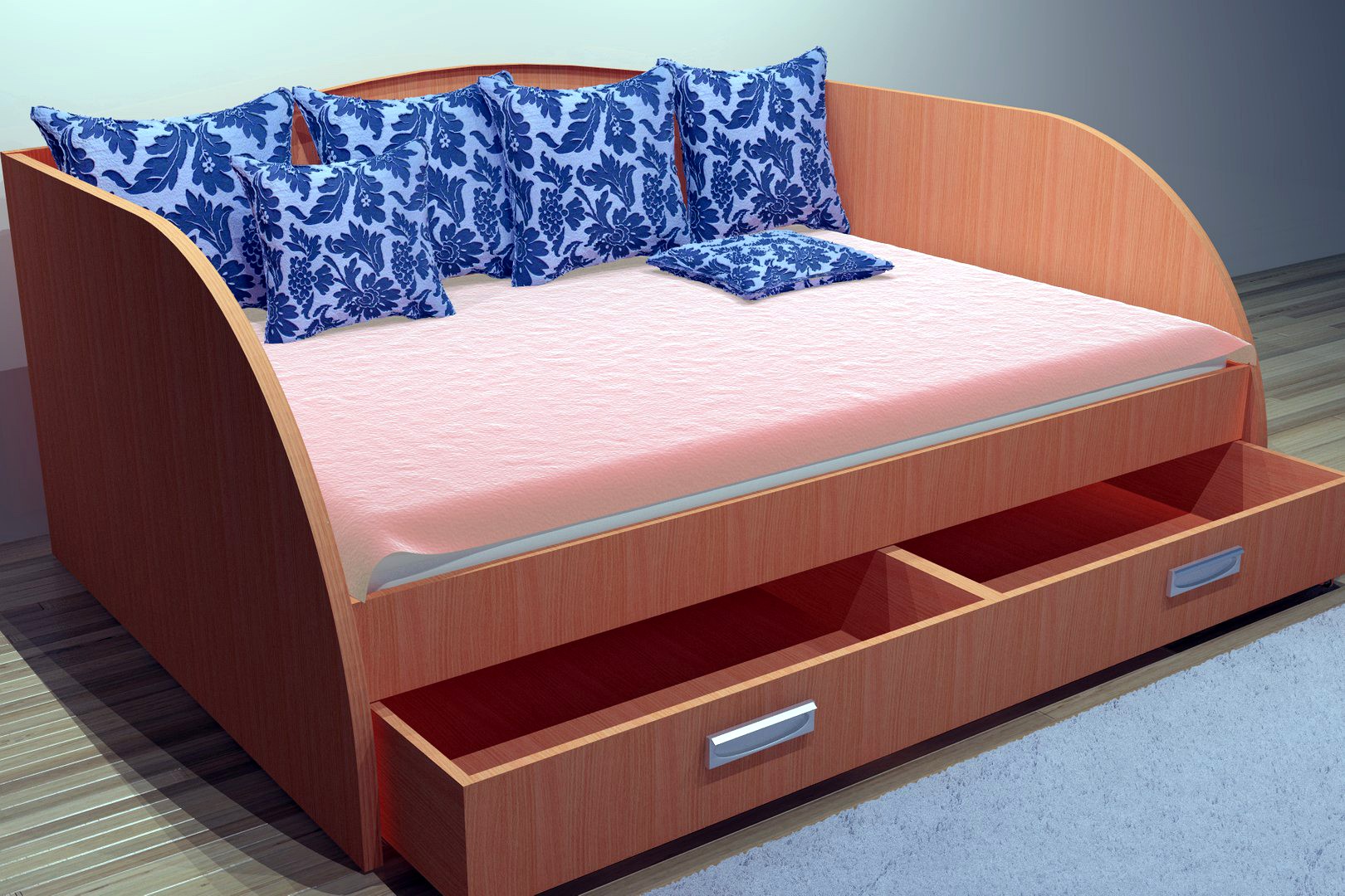 Bed Study Sofa Sofas Plus in 3 color variations