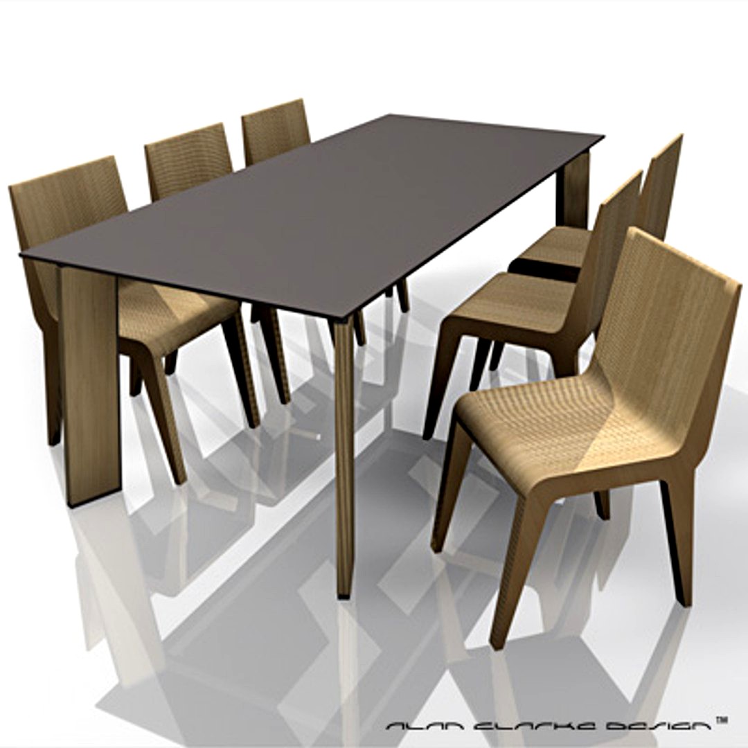 Contemporary Dining Table Set