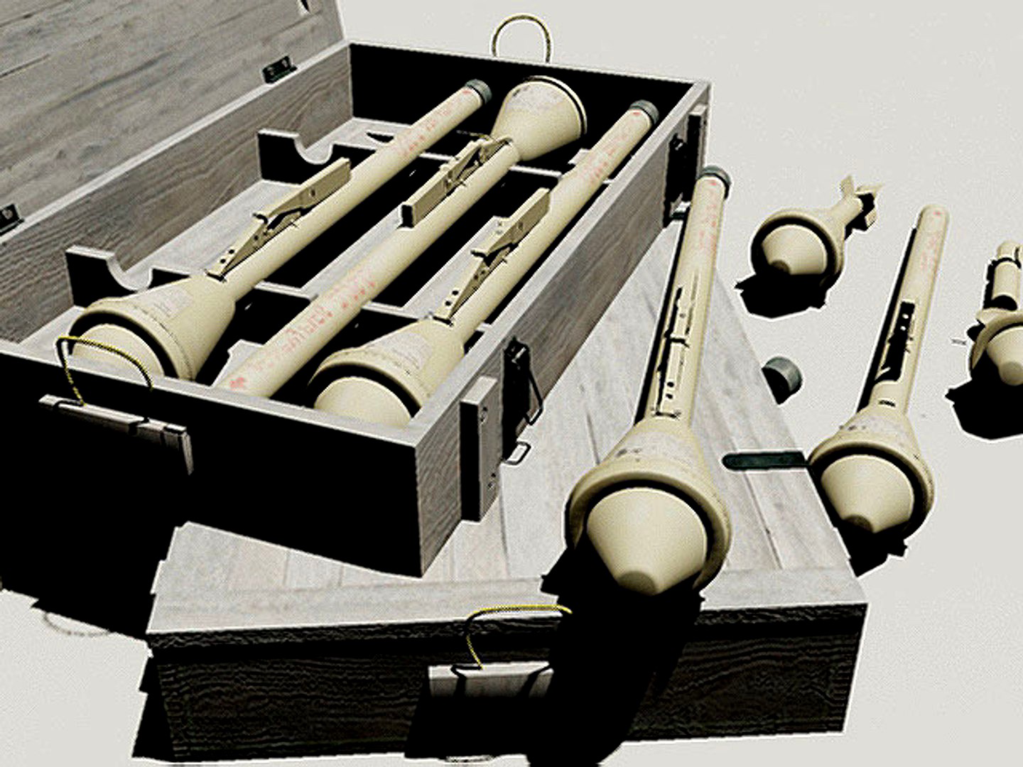 WWII German Panzerfaust 60 in crate