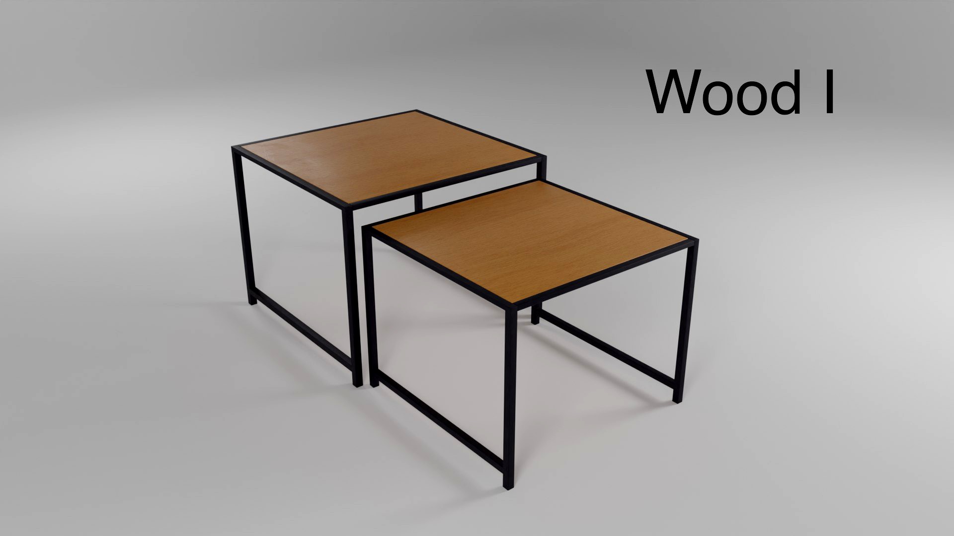 Wooden table with extension