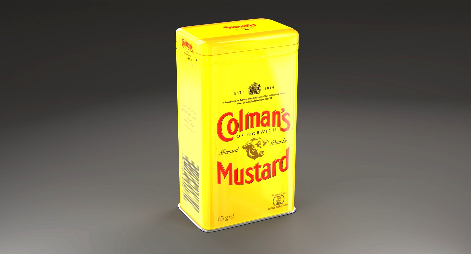 Mustard Powder Colmans Tin Can