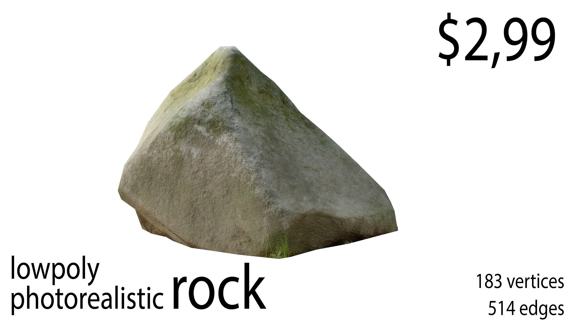 Photorealistic Rock
