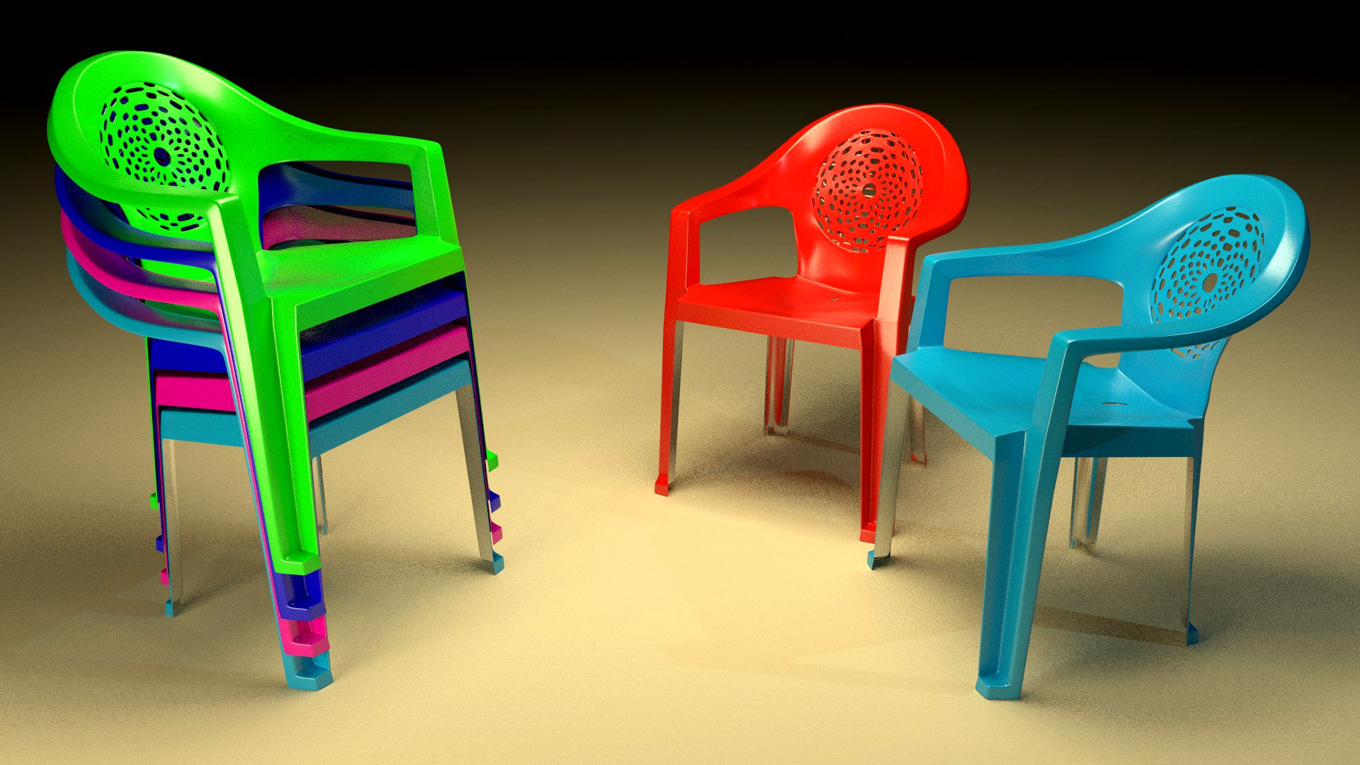 plastic chair
