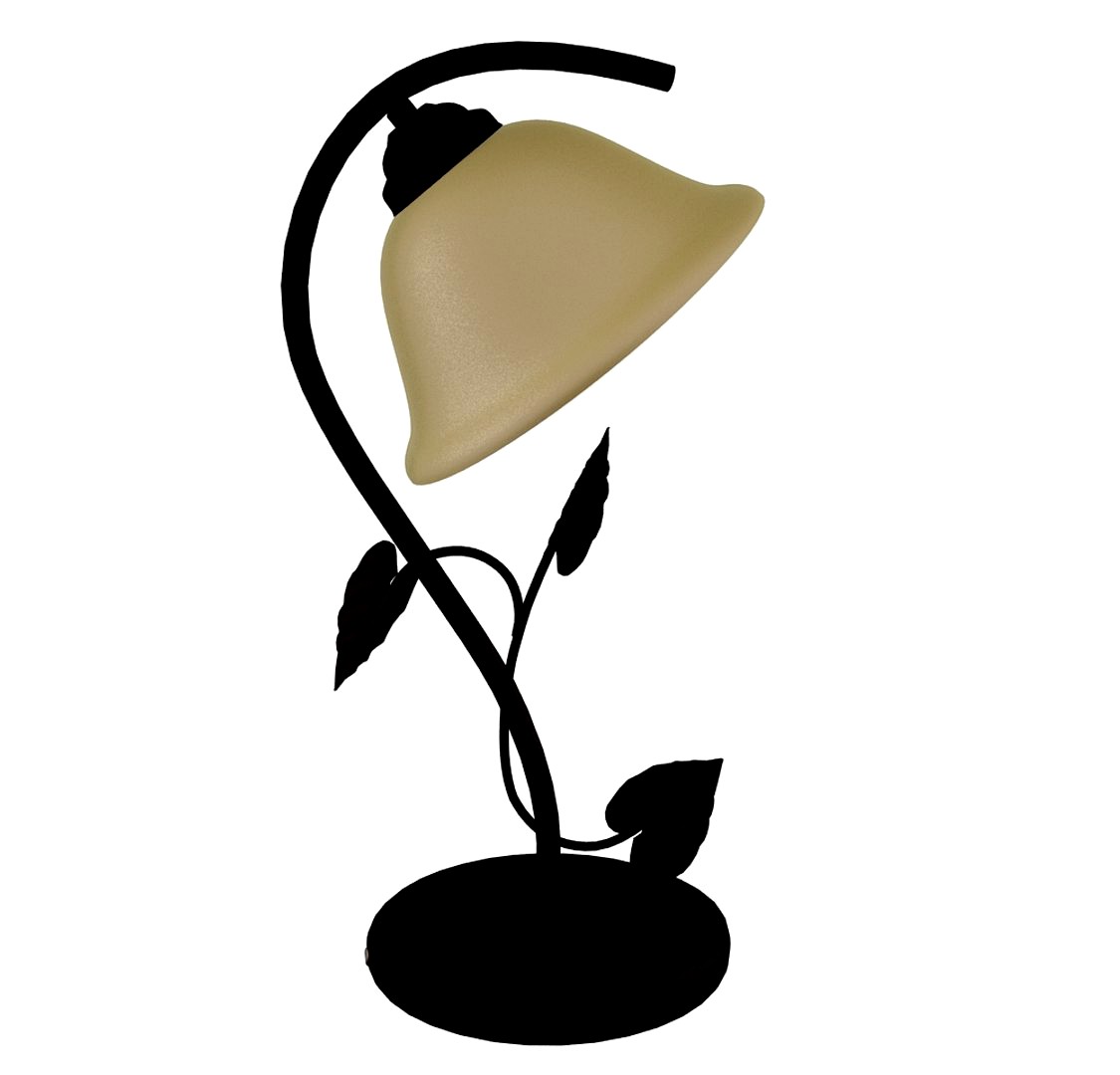Bedside leaf lamp