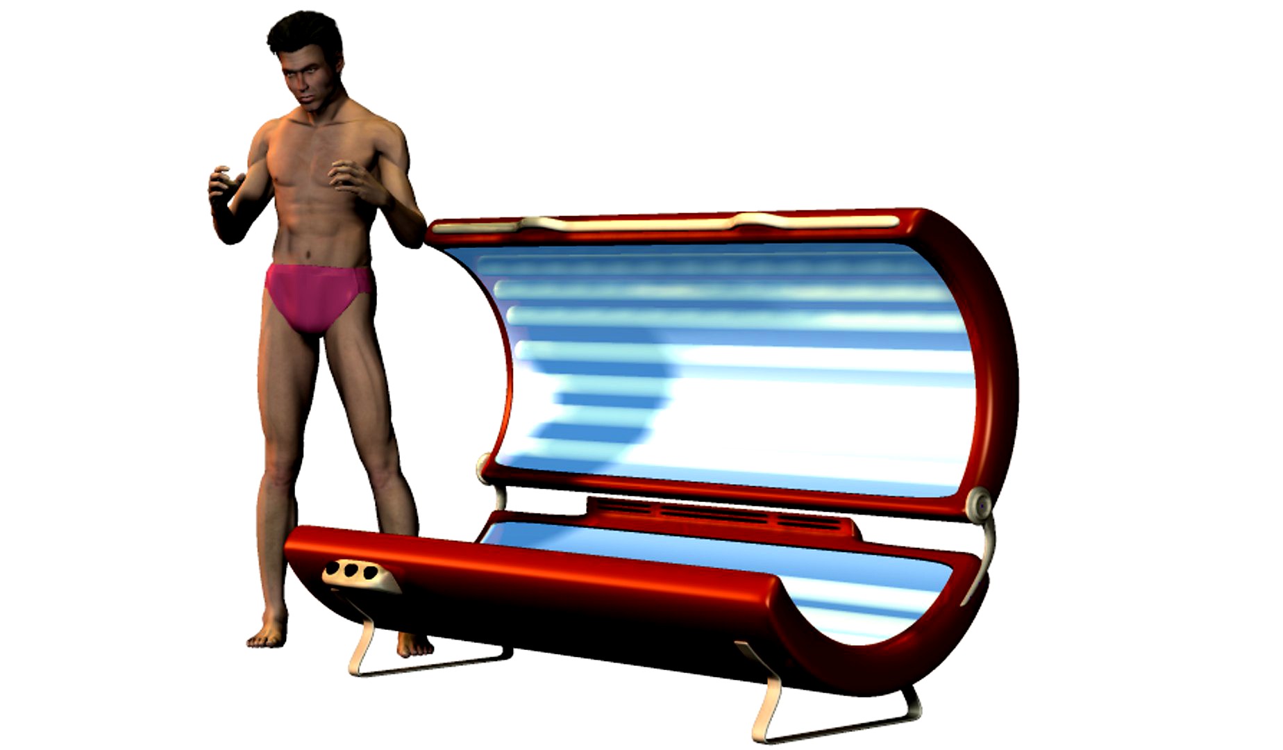 Tanning Bed for Poser