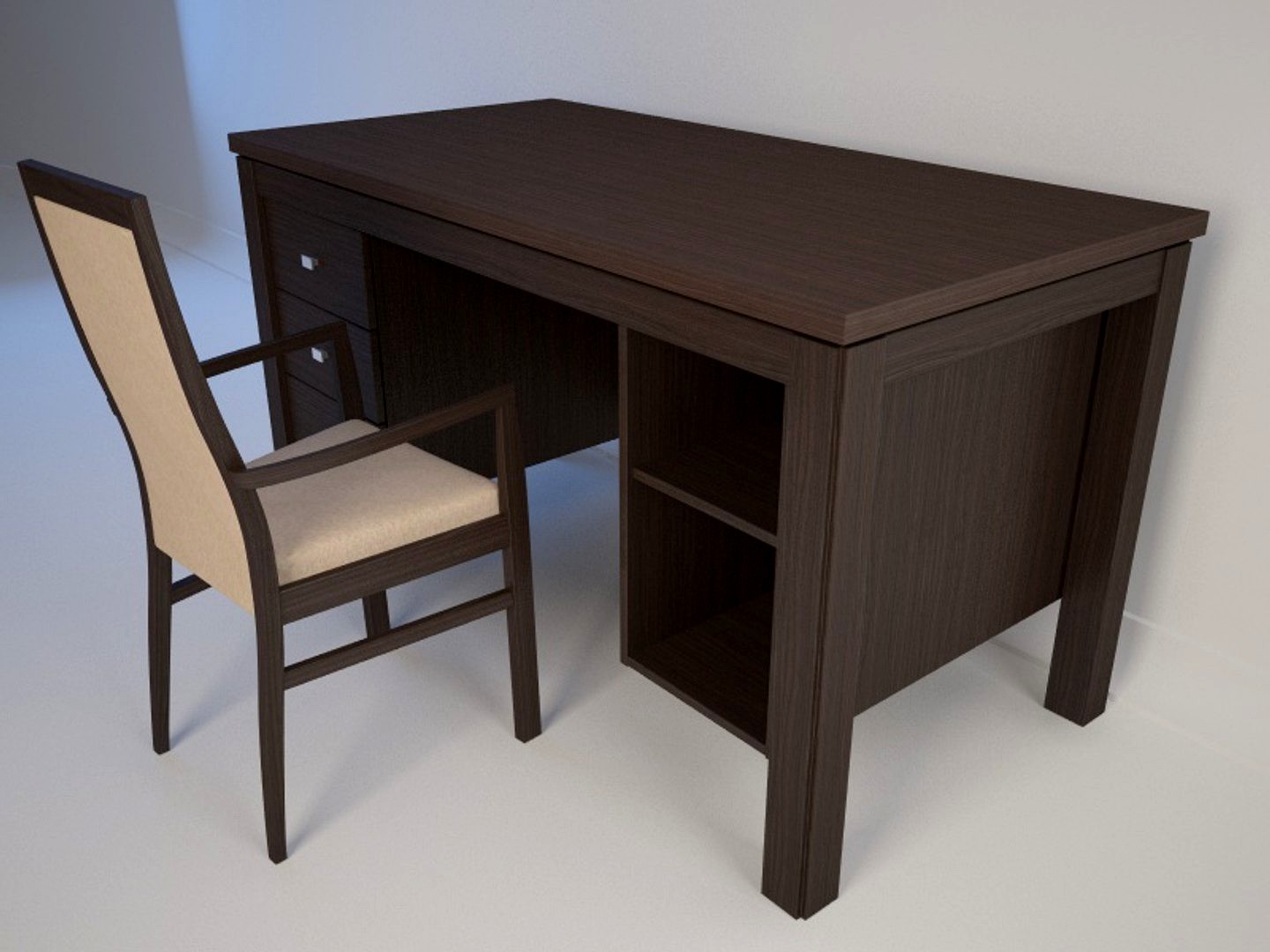 Duo work table and chair