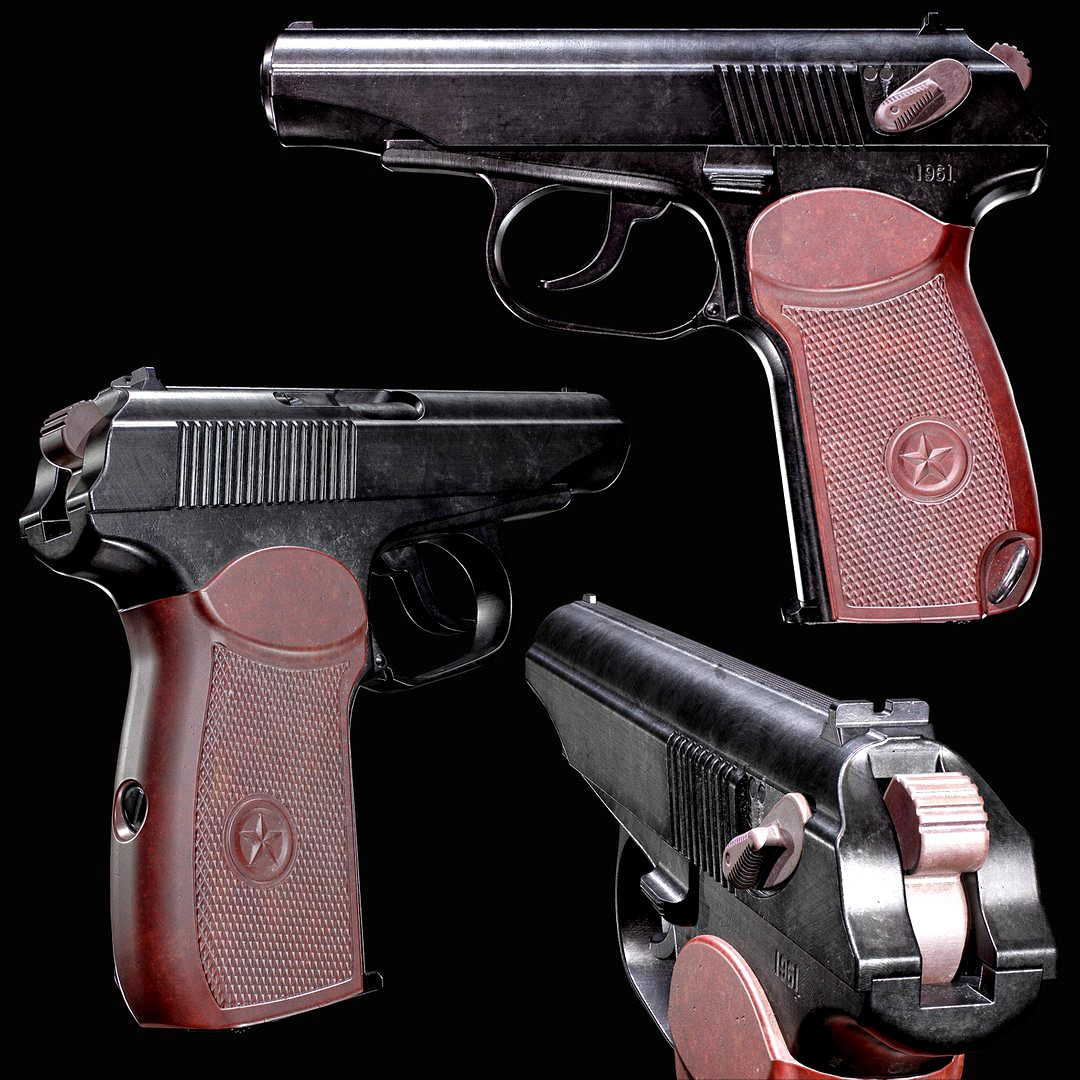 PM - Makarov Pistol - GameModel